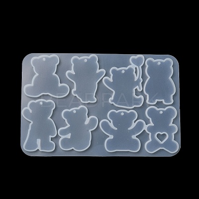 Bear DIY Pendant Silhouette Silicone Molds SIL-F010-02-1