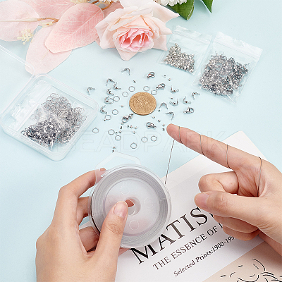 DIY Beading Jewelry Making Finding Kit DIY-BC0012-55B-1