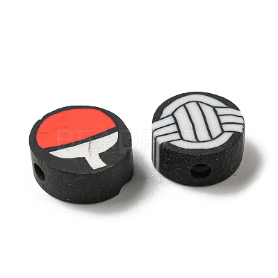 Handmade Polymer Clay Beads CLAY-E005-09-1