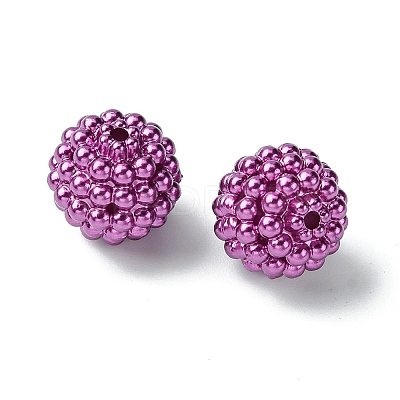 Imitation Pearl Acrylic Beads OACR-FS0001-45G-1