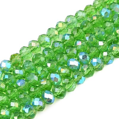 Electroplate Glass Beads Strands EGLA-A044-T3mm-L11-1