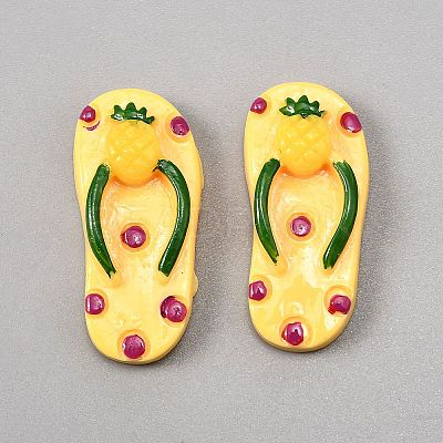 Friut Theme Resin Cabochons RESI-WH0038-39B-1