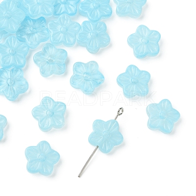30Pcs Baking Paint Glass Beads GLAA-FS0001-97G-1