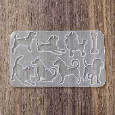 Dog DIY Pendant Silhouette Silicone Molds SIL-F010-05-1