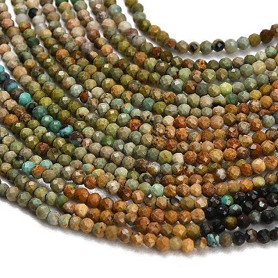 Natural HuBei Turquoise Beads Strands GG-CBA4399-A01-01-1