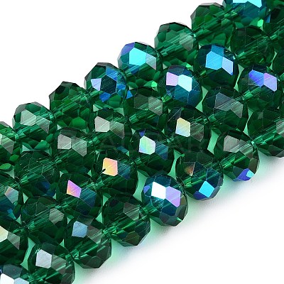 Electroplate Glass Beads Strands EGLA-A044-T8mm-L18-1