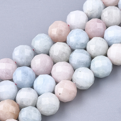 Natural Morganite Beads Strands G-S345-10mm-012-1