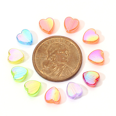 Eco-Friendly Transparent Acrylic Beads TACR-YW0001-07I-1