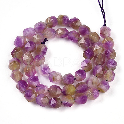 Dyed Natural White Jade Beads Strands G-T139-8mm-45P-1