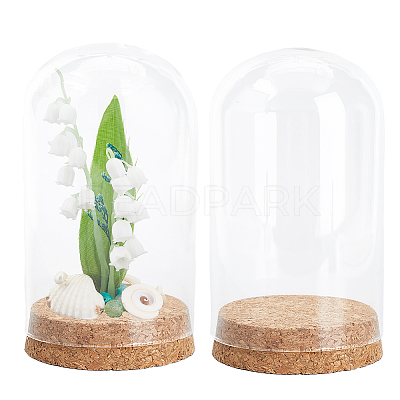 Glass Dome Cover AJEW-SC0001-62-1
