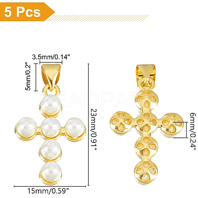Shell Pearl Pendants ZIRC-NB0001-49G-1