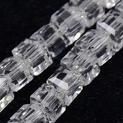 Glass Beads Strands EGLA-J028-3x3mm-01-1