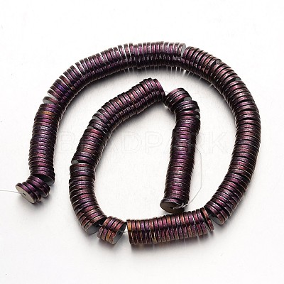 Electroplate Non-magnetic Synthetic Hematite Beads Strands G-F300-17A-04-1