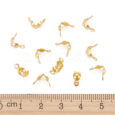 Brass Bead Tips KK-N0070-03G-1