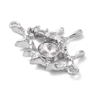 Alloy Crystal Rhinestone Pendants PALLOY-P294-01P-01-1