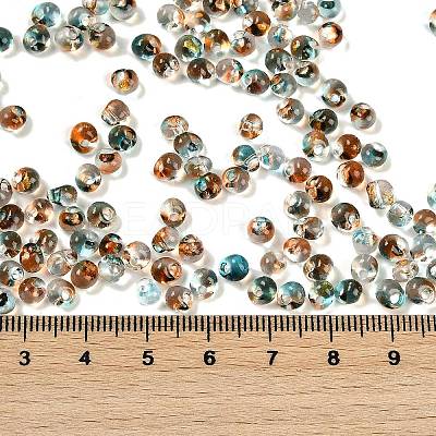6/0 Spray Paint Fringe Glass Seed Beads SEED-H003-11G-1
