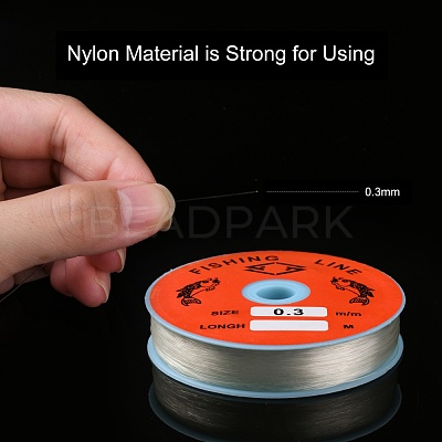 Transparent Fishing Thread Nylon Wire X-EC-L001-0.3mm-01-1