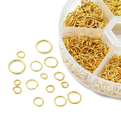 1 Box Iron Open Jump Rings Set IFIN-YW0001-44G-1