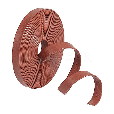 5M Flat PU Imitation Leather Cord LC-WH0009-07B-1