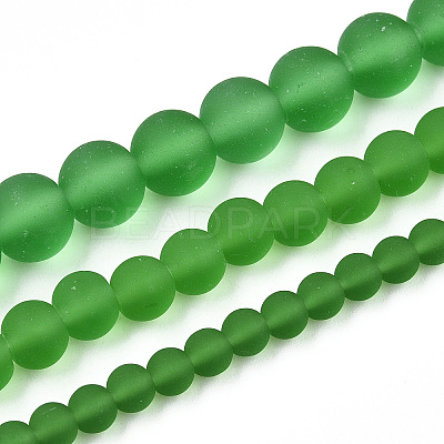 Transparent Glass Beads Strands GLAA-T032-T6mm-MD07-1