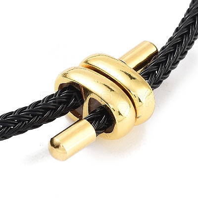 Braided Steel Wire Bracelets Making BJEW-H610-02G-07-1