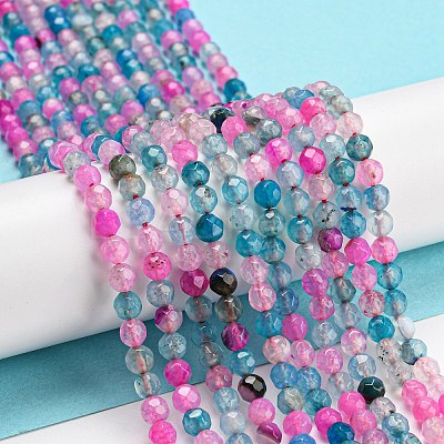 Natural Agate Beads Strands X-G-Q1000-01H-1