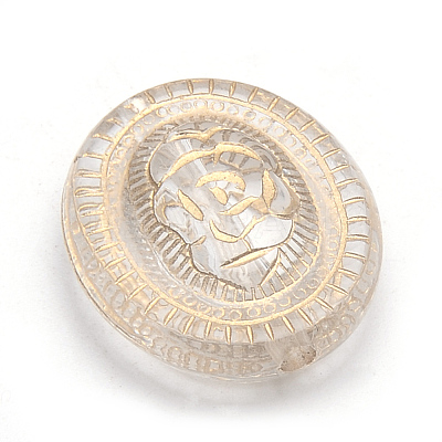 Plating Acrylic Beads PACR-S219-10-1