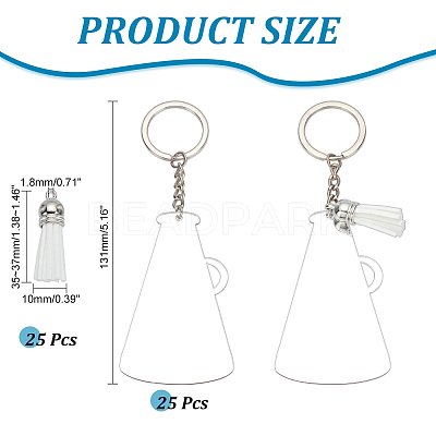DIY Blank Keychain Making Kit DIY-PH0020-79A-1