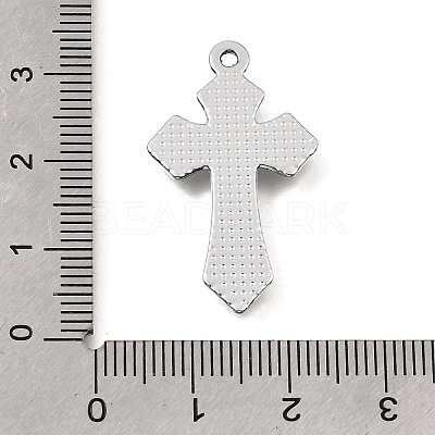 UV Plating Alloy Crystal Rhinestone Pendants RB-CBAD37D-17P-1