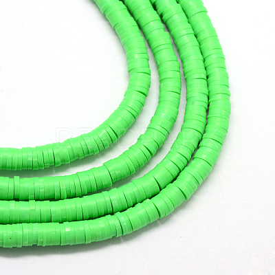 Handmade Polymer Clay Beads X-CLAY-R067-8.0mm-08-1