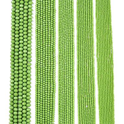Opaque Solid Color Imitation Jade Glass Beads Strands EGLA-A044-P8mm-D30-1