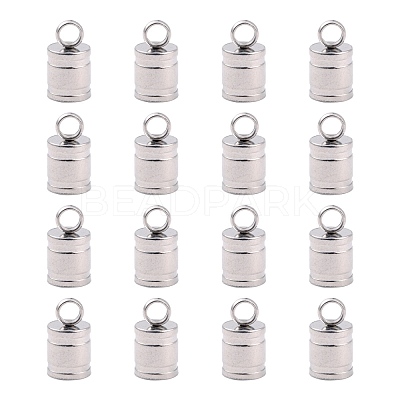 Tarnish Resistant Stainless Steel Cord Ends STAS-E020-3-1