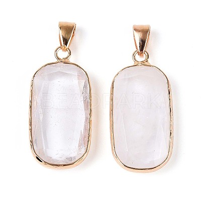 Natural Quartz Crystal Pendants G-N349-03A-G-1