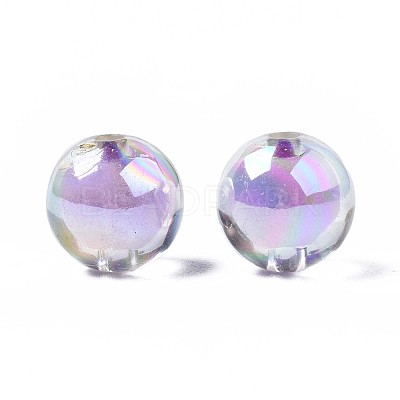 Transparent Acrylic Beads TACR-S135-003-1