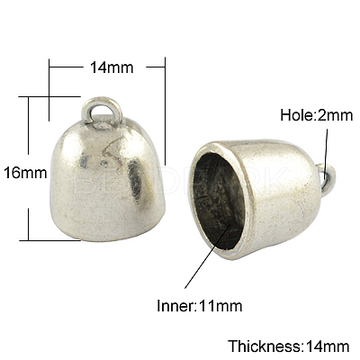 Tibetan Style Cord Ends TIBE-4740-AS-LF-1