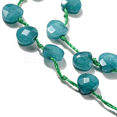 Synthetic Turquoise Dyed Beads Strands X-G-F513-02A-01-1
