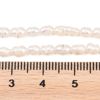 Natural Cultured Freshwater Pearl Beads Strands PEAR-D003-01D-04-1