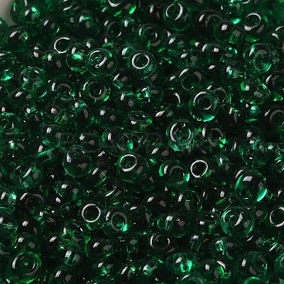 Transparent Colours Glass Seed Beads SEED-P006-02A-09-1