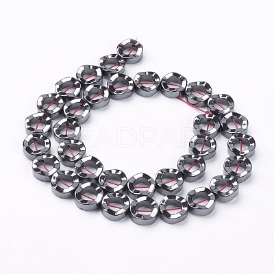 Non-magnetic Synthetic Hematite Beads Strands G-Q895-9-1