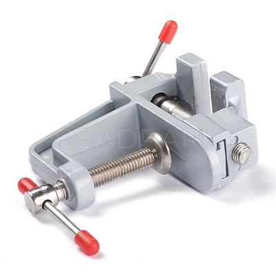 Aluminum Alloy Mini Table Bench Vise AJEW-I060-01-1