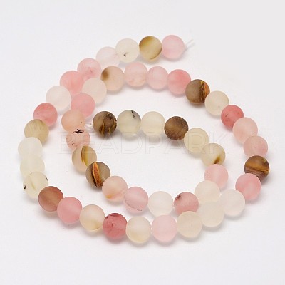 Tigerskin Glass Beads Strands X-G-D693-4mm-1