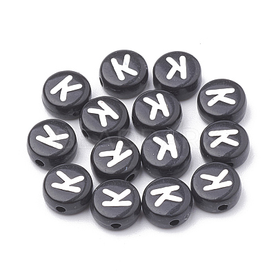 Opaque Acrylic Beads X-SACR-N002-02K-1