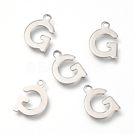 Non-Tarnish 201 Stainless Steel Charms X-STAS-C021-06P-G-1