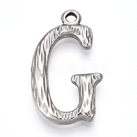 304 Stainless Steel Pendants STAS-N117-01P-G-1
