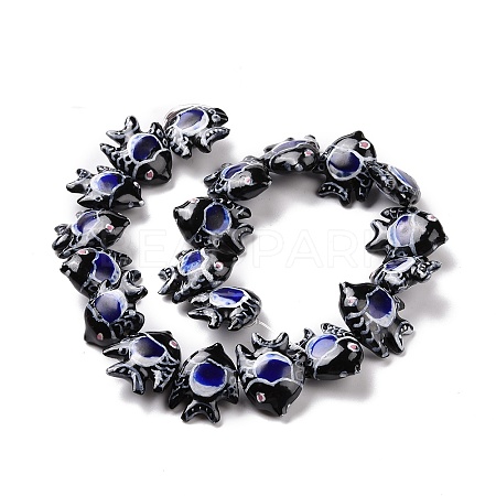 Handmade Porcelain Beads X1-PORC-G002-54B-1