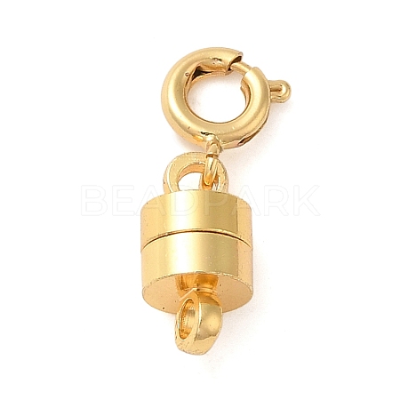 Brass Magnetic Clasps with Springs Clasps LS-KK-NH0002-15G-1