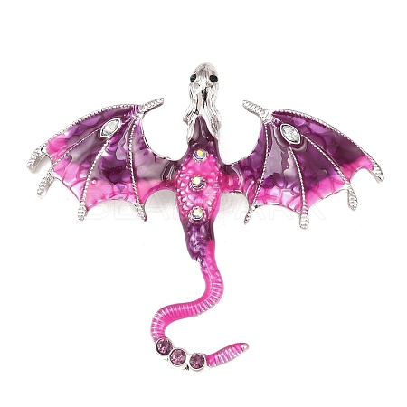 Flying Dragon Enamel Pins JEWB-C054-01P-1