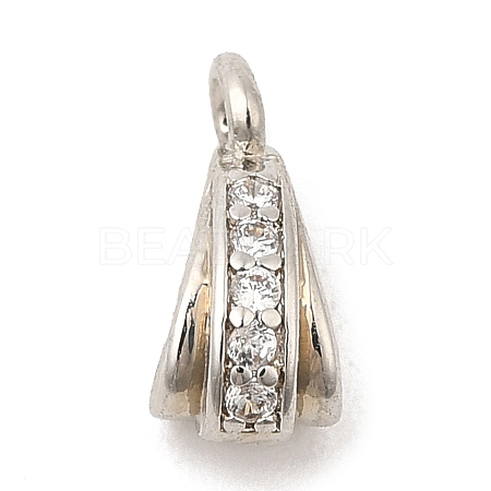 Brass with Cubic Zirconia Pendants KK-Q781-04P-1