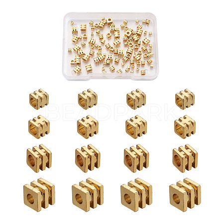 Brass Spacer Beads KK-PJ0001-12G-1