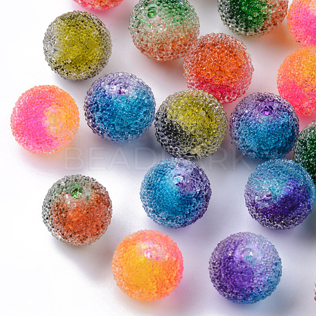 Colorful Acrylic Beads X-MACR-N007-08-1